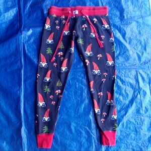 Lazy One Pajamas with Gnome Print - Red and Blue